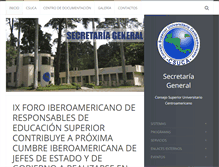 Tablet Screenshot of csuca.org